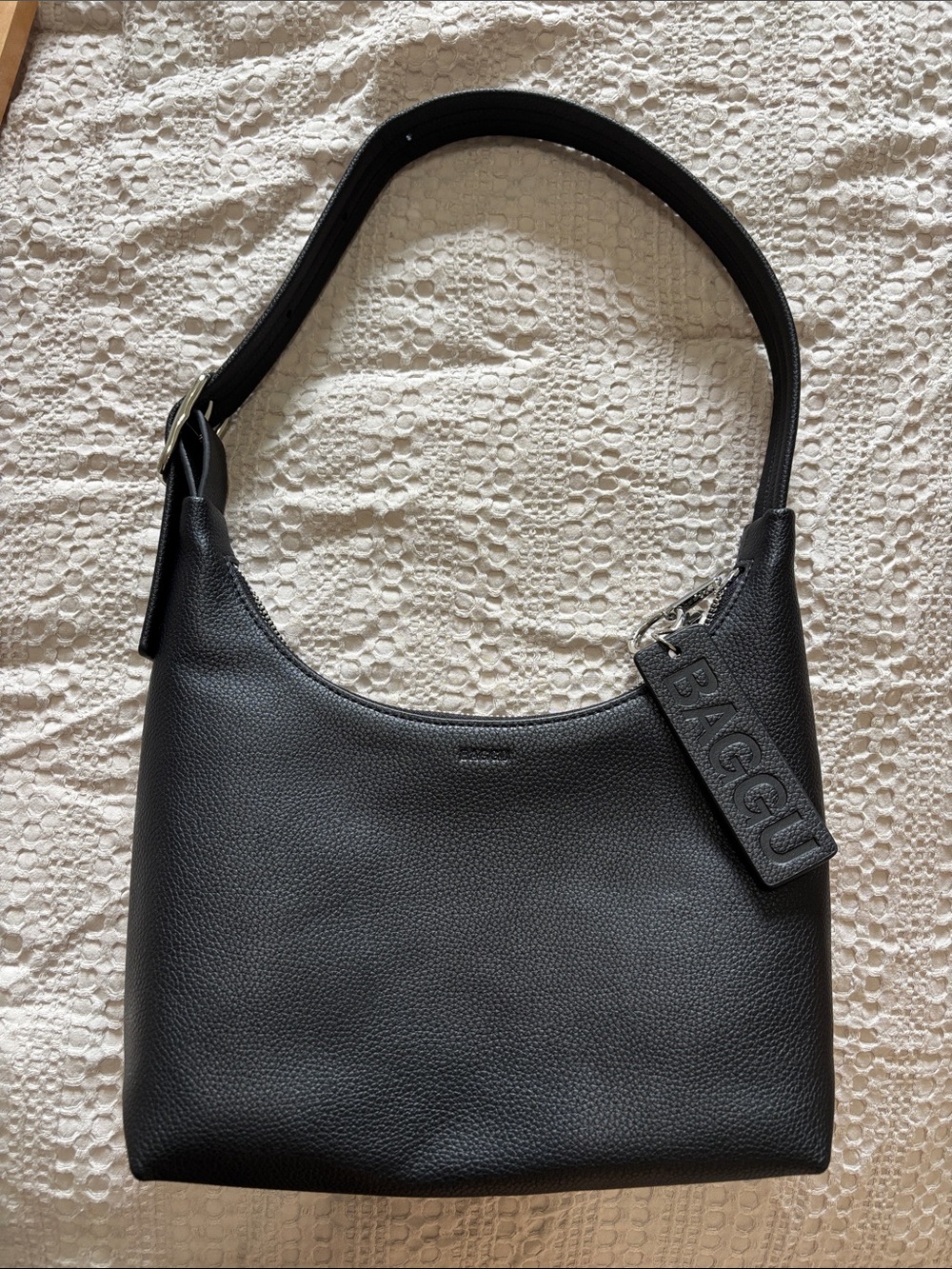 Baggu mini leather shoulder bag